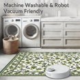 thumbnail image 5 of ODIKA 4'x6' Machine Washable Non-Slip Area Rug, Verdant Meadow Floral Accent High Traffic Rug, Green, 207379, 5 of 7
