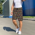 thumbnail image 6 of Salouo cute insects Pattern Men's Sleep Pajama Shorts,Pajama Bottoms Elastic Waistband Sleep Pajama Short PJ Shorts for Men-X-Large, 6 of 6
