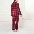 thumbnail image 5 of FCLoft Women's XL-3XL 2-Piece Pajama Set - Winter Flannel Brushed Cotton Button Top & Pants, 5 of 9