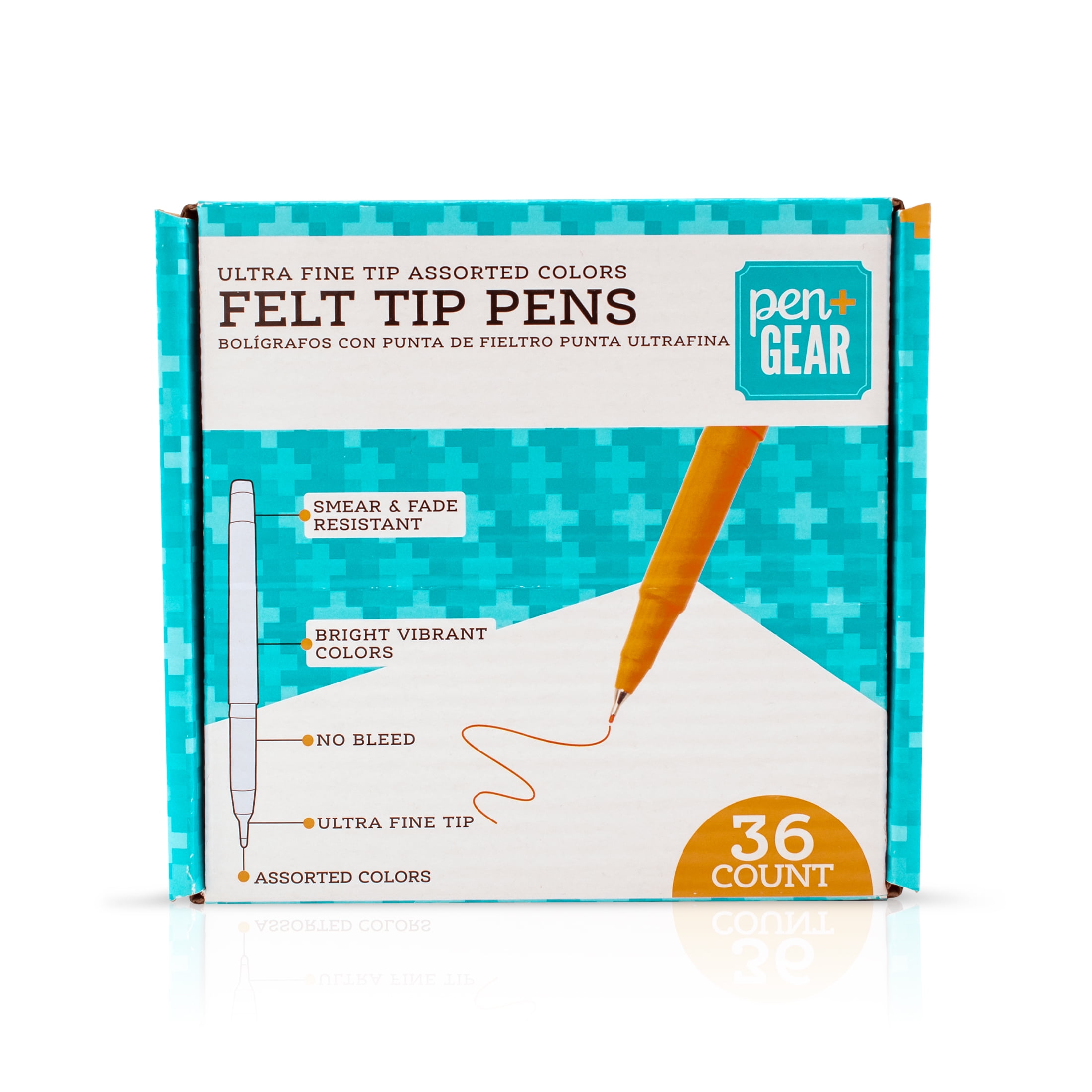 Pen + Gear Felt Tip Pens, Ultra Fine Tip, 36 Count