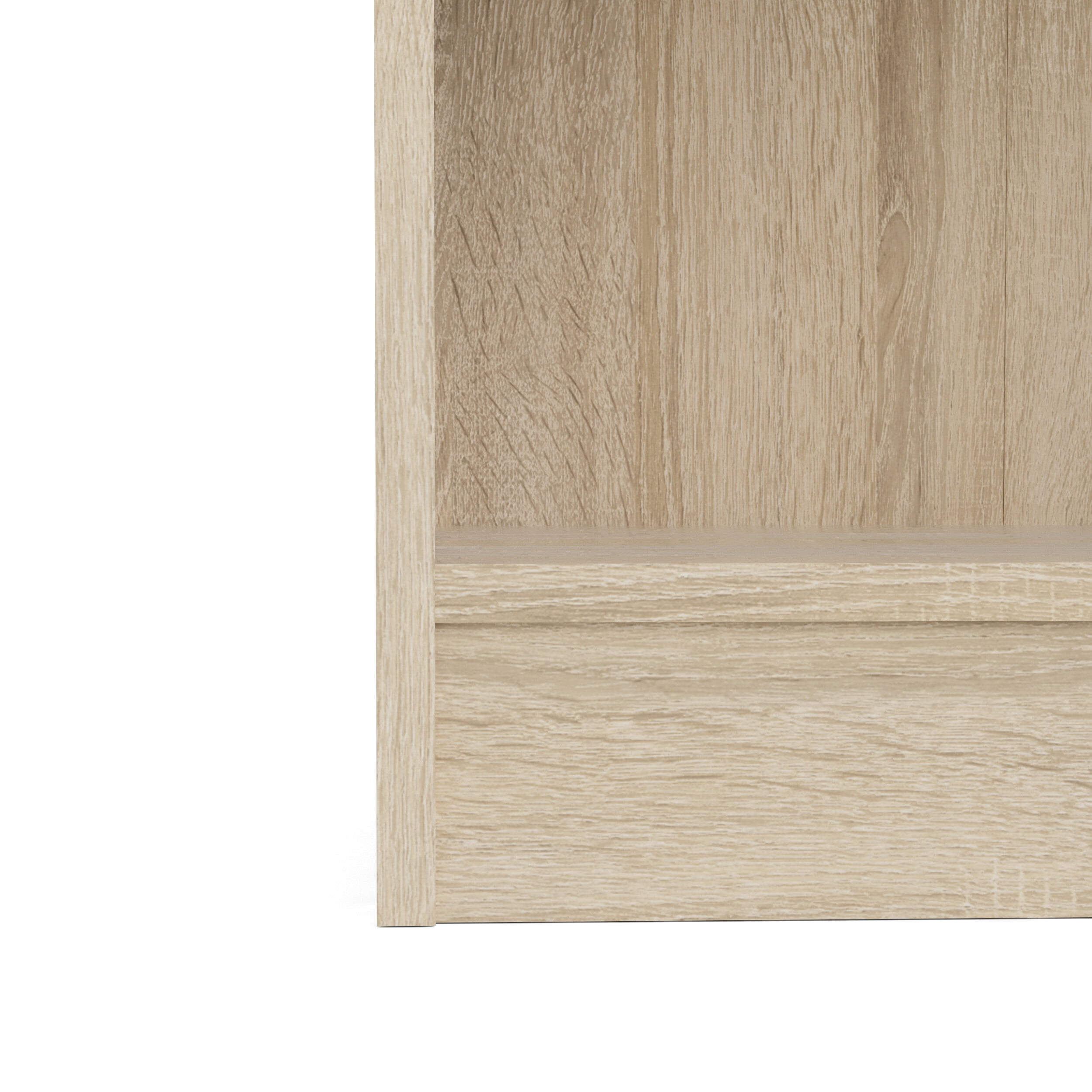 Tvilum Element Adjustable 5 Shelf Bookcase, Storage Home Office Bookshelf for Adults, Oak Structure