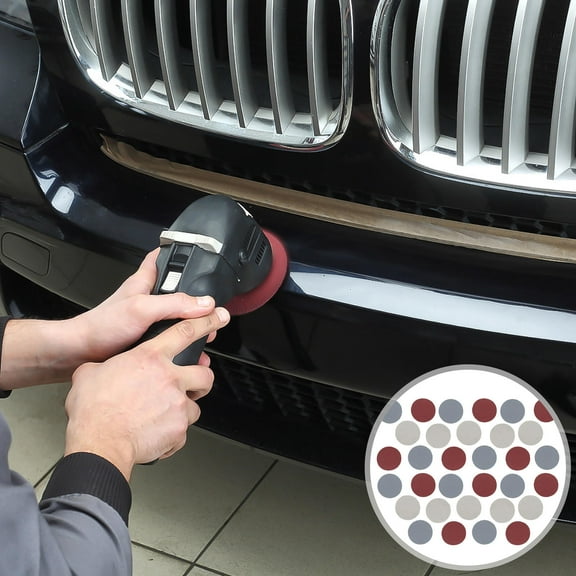 Masteelf 180 Sheets Sanding Discs 25mm Sandpaper Abrasive Sand Disc 60/80/120/150/240/400/800/1200/2000/3000/5000/1000 Grit