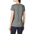 thumbnail image 2 of Hanes T-Shirt Sport Chiné Performance Col en V pour Femmes, 2TG, Chiné Ébène, 2 of 3