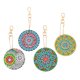 thumbnail image 1 of Llaveros de Mandala JShteea 4 Uds con pintura de diamante, 1 of 8