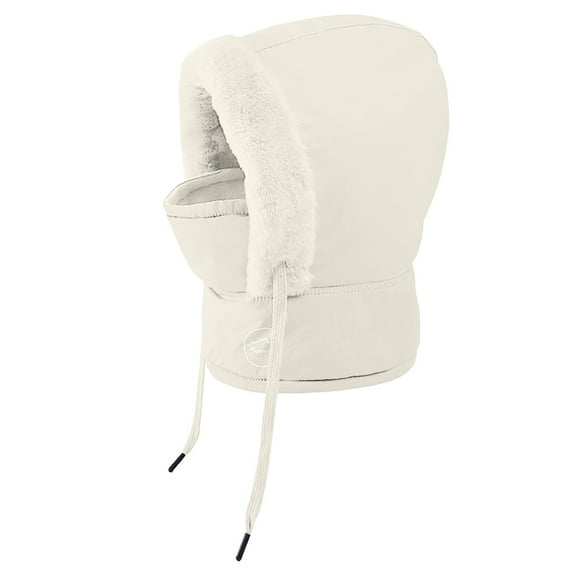 Povozer Winter Hat for Boys Girls Waterproof Warm Toddler Fleece Beanie Hats(Beige,One Size)