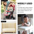thumbnail image 4 of IFANLANDOR Portable White Baby Wipes Dispenser Holder for Home with Durable Rope Perfect for Cribs Strollers Size 1 Count, 4 of 8