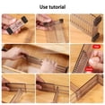 thumbnail image 4 of Divisor de cajón de tablilla ajustable, 2 uds., partición DIY, almacenamiento duradero, organizador de ropa interior, armario, separador sin perforaciones, 4 of 5