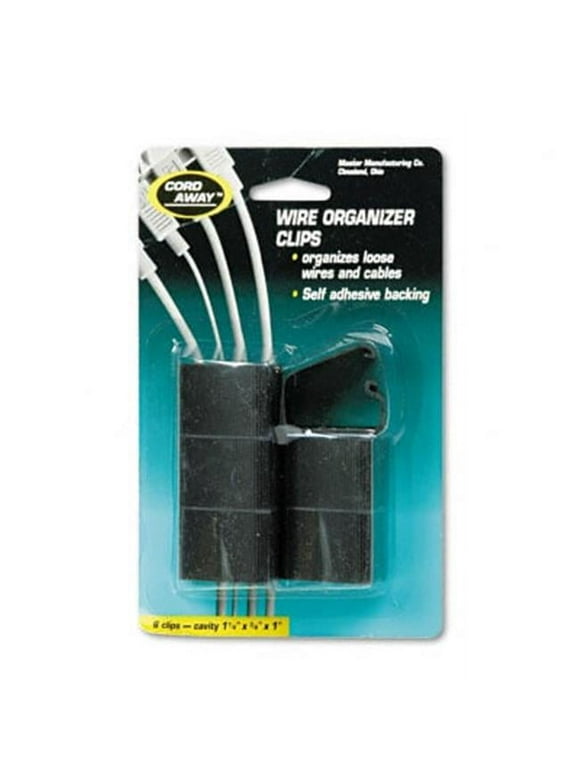Master Caster  Self-Adhesive Wire Clips  Six per Pack