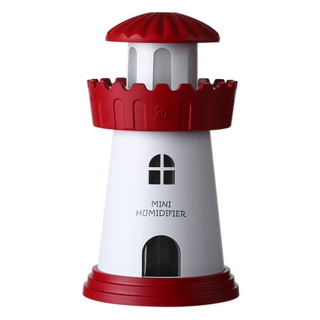

Portable Mini Humidifier 150ml Mist Humidifier Creativity fairy tale Lighthouse Humidifier