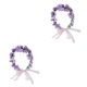 thumbnail image 3 of Minnieouse de flores, decoración para el cabello, colgante nupcial, diadema de boda, mano de obra fina atractiva, guirnalda de cabeza multiusos Type2 NO2, 3 of 6