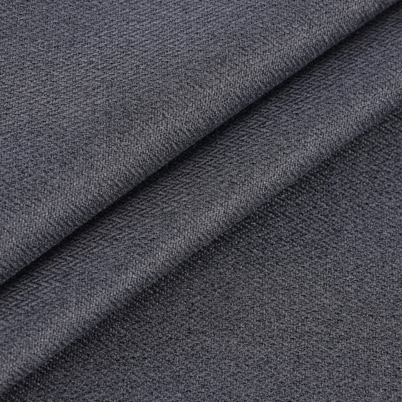Superior Nyan 100% Blackout Curtains Set of 2, Grommet Header Curtain Panel Pair, Charcoal, 52"W x 96"L