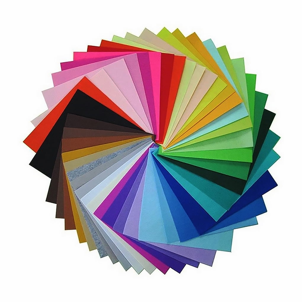 40 Colors Non-woven Fabric Cloth Thin Soft Handkerchief Clothing Sewing Quilting DIY Square Cloth