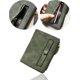 thumbnail image 5 of Women'S Rfid Small Bifold Leather Wallet Ladies Mini Zipper Coin Purse Id Card Pocket,Slim Compact Thin Green, 5 of 5