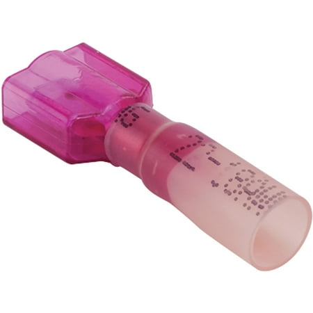 - Sea Dog Heat Shrink Insulated Push-On Terminal, 22-18 Gauge Female, Red, Pack of 6