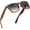 Brown Caramel, variant on Polka Dot Retro Fashion Sunglasses for Women Trendy Vintage 50s UV Protection Sun Glasses