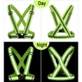 thumbnail image 4 of Rayas de equipo de chaleco reflectante de visibilidad de seguridad al aire libre ajustable múltiple Ndcxsfigh Nuevos Originales, 4 of 7