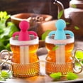 thumbnail image 6 of 4Pcs Tea Infuser for Loose Tea Ultra-Fine Mesh Tea Strainer 304 Stainless Steel Tea Filter Cute Tea Steeper Tea Strainer Dishwasher Safe for Teacups Teapots 2x10.9x5.8 cm, 6 of 7