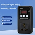 thumbnail image 3 of US PLUG,Smart Humidity Controller Socket Wall Mounted Electronic Hygrometer Humidity Regulator Control Switch, 3 of 8
