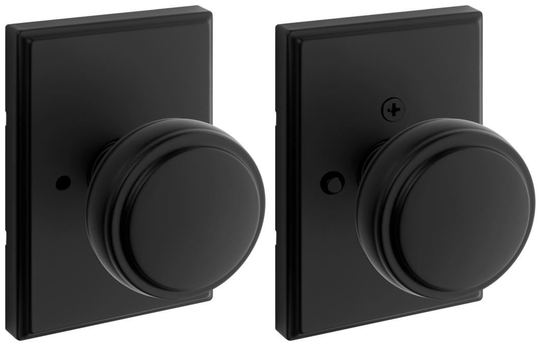 Kwikset 730SOKTRCT-4 Sora Privacy Door Knob Set - Brass