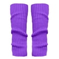 thumbnail image 2 of IDALL Socks for Women,Crew Socks 1Pair Fashion Ladies And Girls Fashion Leg Warmers Fit For Sport Ankle Socks,No Show Socks Purple, 2 of 2
