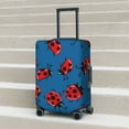 thumbnail image 5 of Uemuo Colorful Ladybird Printed Washable Luggage Cover - Fashion Suitcase Protector Fits 18-32 Inch Luggage -X-Large, 5 of 9