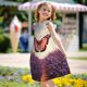 thumbnail image 5 of Fotbe Butterfly Over Lavender Vestido de Dormir para Niñas de 3 a 10 Años, Mangas Cortas, Estilo Princesa, Pijama Camisón con Mangas Voladas-XX-Large, 5 of 6