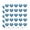 Clear, variant on Elf Snow Globed Heart Shaped Planner Calendar Scrapbook Craft Stickers
