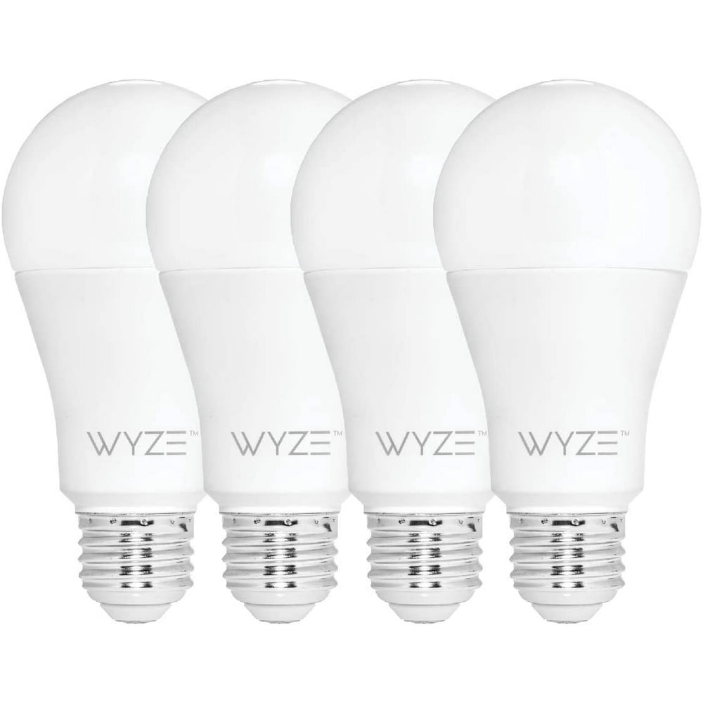Wyze Bulb 800 Lumen A19 LED Smart Home Light Bulb, Adjustable white