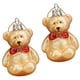 thumbnail image 4 of 2 colgantes de cristal con forma de osito, ideales para decorar tu llavero o bolso en San Valentín., 4 of 8