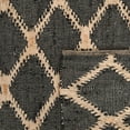 thumbnail image 2 of KLAVATE Modern Flatweave Diamond Pattern Jute Rug Ideal for Living Room, 2 of 5