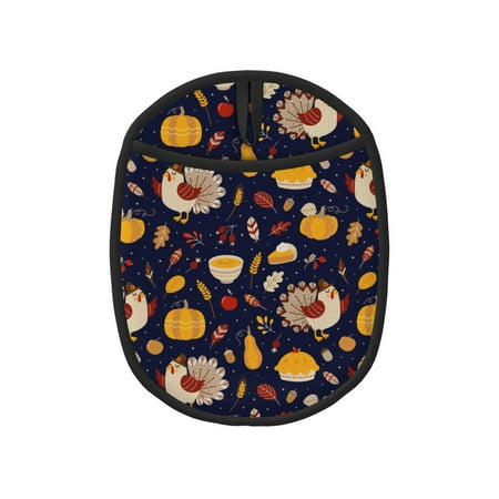

Sikiie Turkey And Autumn Silicone Pot Holders Oven Mitts Heat Resistant Hot Pads Non Slip Pot Holder for Kitchen Baking and Cooking 9.4 x 7.5 Inches