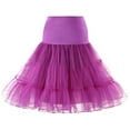 thumbnail image 1 of Aayomet Jupes Longues pour Femmes Danse Haute Courte Jupe Plissée Taille Haute (Rouge, m), 1 of 2