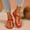 Red1, variant on Women's Rhinestone T-Strap Flat Sandals Crystal Embellished Open Toe Summer Dressy Beach Wedding Shoes Comfortable PU Slip On Thong Sandals