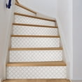 thumbnail image 5 of InHome Quatrefoil 10 in. x 10 in. Peel & Stick Resin Backsplash Tiles in White and Gray (4 Pack), 5 of 10