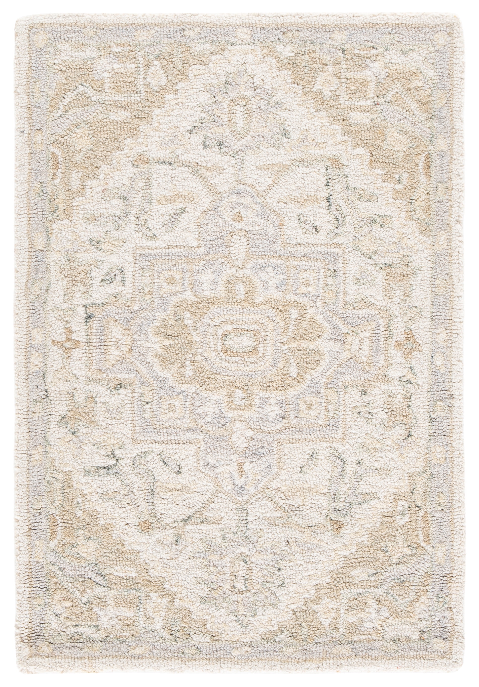 Safavieh Micro-Loop Braylon Floral Area Rug, Ivory/Beige, 2' x 3'
