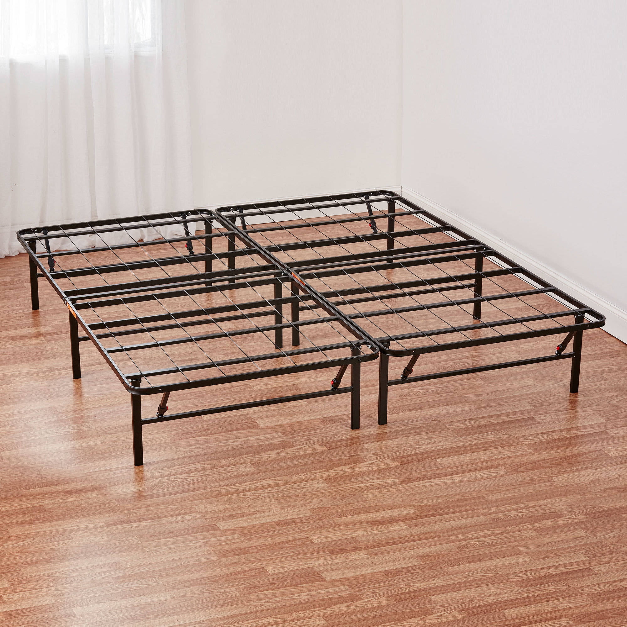Mainstays 14 High Profile Foldable Steel Bed Frame With Under Mainstays 14 High Profile Foldable Steel Bed Frame