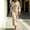 Beige, variant on Sentmoon Dress Women Solid Color Long Sleeve Dressy Dresses for Women Relaxed Fit Maxi Dresses for Club and Bar