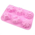 thumbnail image 5 of Moldes de Rana de Silicona Oso de Fresa Bandejas para Chocolate Rosa, 5 of 5