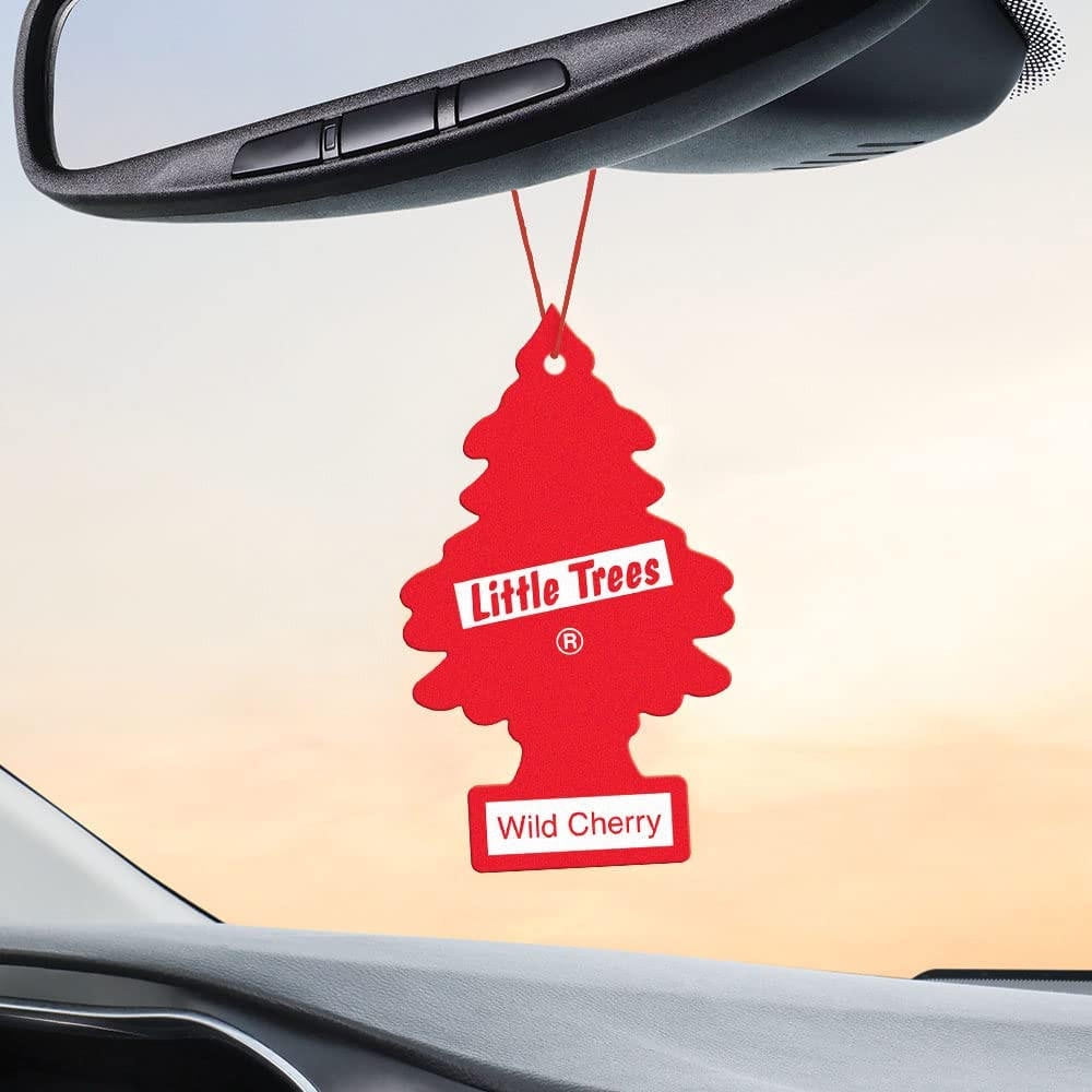 Little Trees 60311 Wild Cherry Hanging Air Freshener for Car & Home 96 Pack!