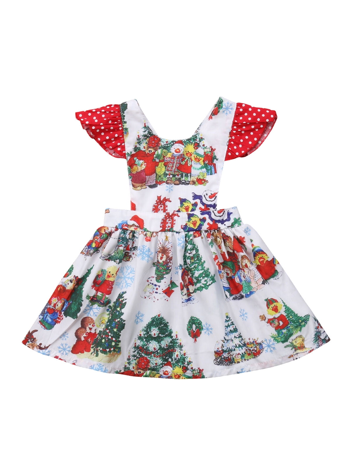 girls christmas swing dress