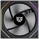 thumbnail image 2 of Ventilador Gamer BALAM RUSH EOLOX LINK EXL95 120mm ARGB Diseño Cuadrado PWM 4 Pin 1800RPM negro, 2 of 6