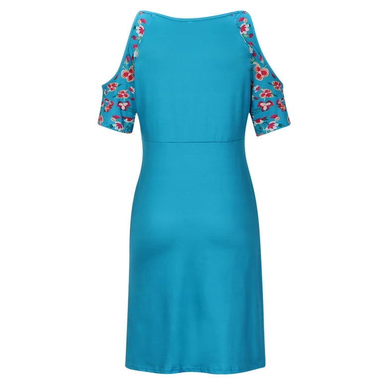 green emerald velvet dress ABEWIP Women Mexican V Neck Floral Embroidery Ruffle Dress - Short Puff  Sleeve Spring Summer Cinco De Mayo Party Boho Casual Bridesmaid Peasant  Dress