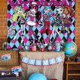 thumbnail image 4 of Monster High Backdrop Banner Party Supplies Poster Movie Theme Background for Photography Kids Birthday Decorations, 4 of 6