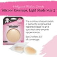thumbnail image 6 of Hollywood Fashion Secrets Sticky Bra Silicone Nipple Covers for Women, 1 Pack, Light Shade, Size 2, 6 of 7