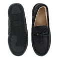 thumbnail image 3 of Isotoner  Essential Microsuede Boater Moccasin Slippers (Men), 3 of 5