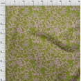 thumbnail image 4 of oneOone Polyester Spandex Olive Green Fabric Asian Block Sewing Craft Projects Fabric Prints By Yard 56 Inch Wide, 4 of 4