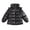 Black, variant on Esho Toddler Girls Winter Hooded Coats Jackets, Little Girls Warm Puffer Coat Snow Clothes Outerwear 1-6T