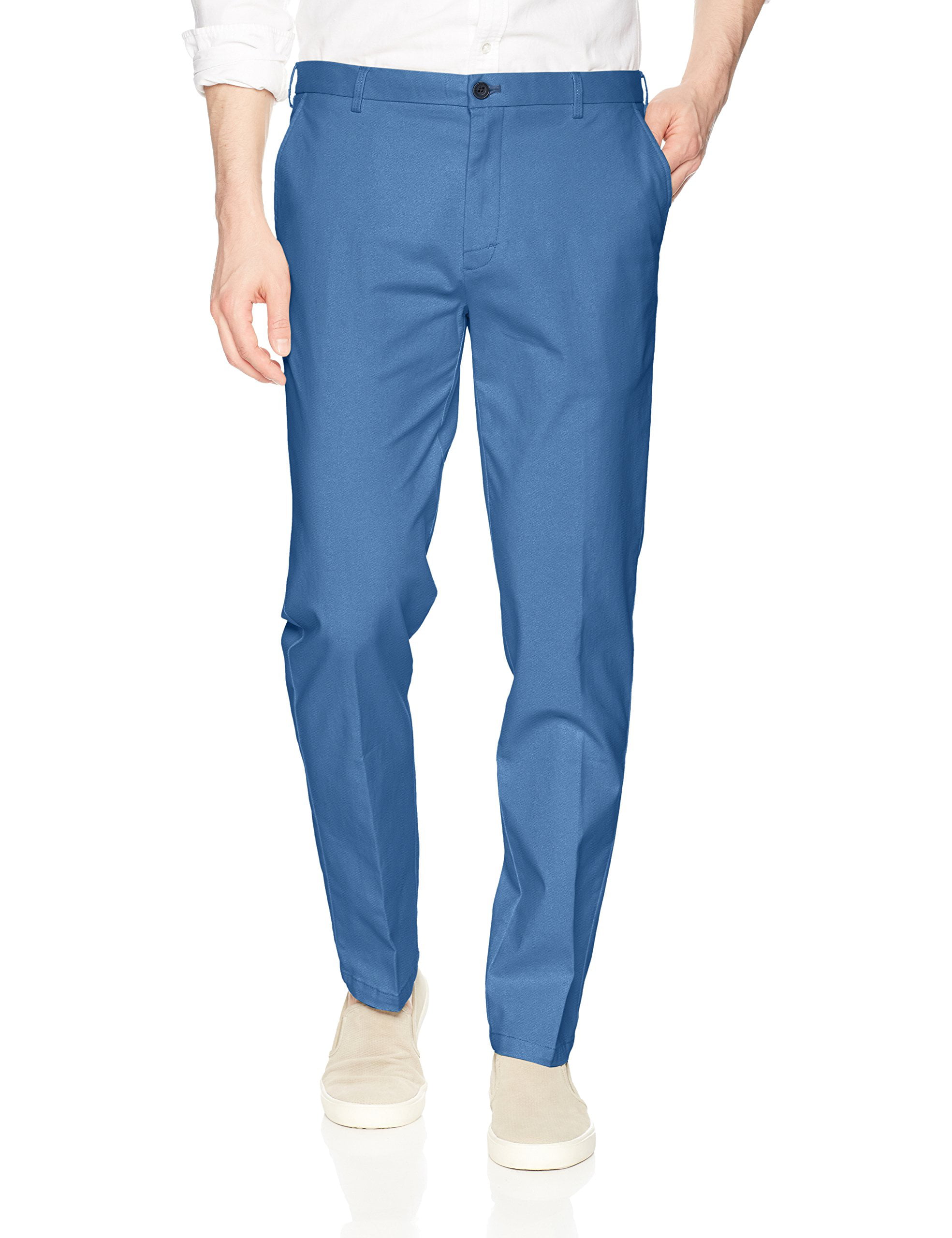 izod saltwater stretch straight fit flat front chino pant