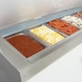 thumbnail image 3 of Maxx Cold Two-Door Refrigerated Pizza Prep Table, 70.8”W, 22 cu. ft. Storage Capacity, Equipped with (9) 4” Deep Pans and Cutting Board, in Stainless Steel (MXCPP70HC), 3 of 4