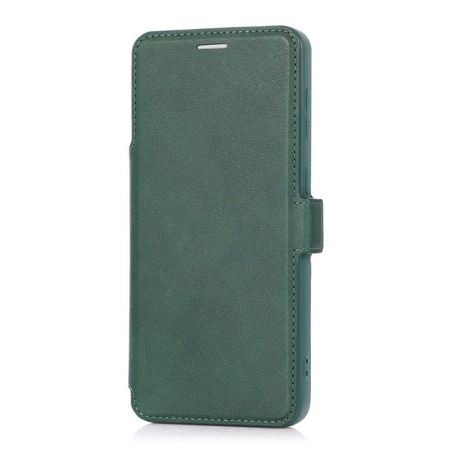 Funda de Teléfono Oso de Fresa Verde para Samsung Note20 con Ventana Corrediza y Orificio de Precisión